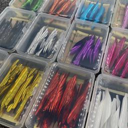 50 pçs pena espiral de tiro com arco 1.8 polegada palhetas giratórias com fita penas de seta varas rotativas asa direita/esquerda diy acessórios de seta - Image 3