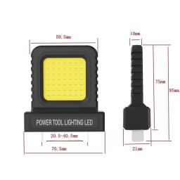 1-5 pces 14w luzes de inspeção com 2 modos de iluminação luzes de trabalho de luz forte de longa duração para reparo de carro acampamento pesca - Image 6