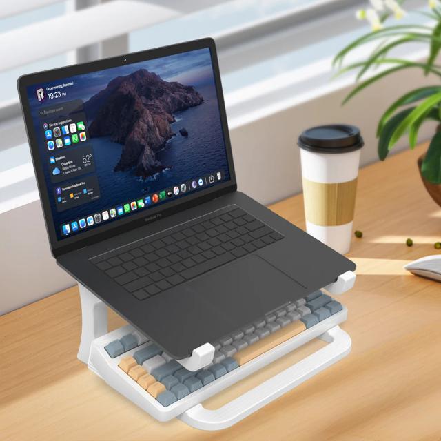 Suporte Ergonômico para Laptop Portátil Ajustável - Leve e Livre de Químicos