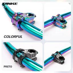 Tanke mtb mountain bike haste liga de alumínio ultraleve alta resistência curto 31.8x28.6mm bicicleta cnc haste dh/am/xc peças mesa 565 - Image 4
