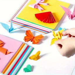 Papel origami a4, papel de cópia de papel de impressora 10 cores papel colorido aleatório papel de papelaria multiuso papel de impressão colorido - Image 3