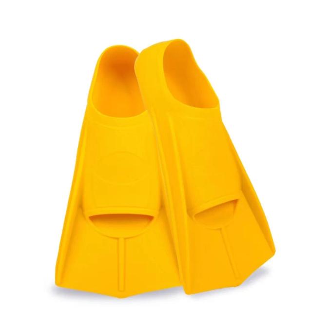 Dual Fins Natação Aid Training Sapatas de Silicone para Crianças Adultas