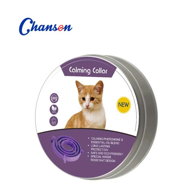 Coleira Calmante para Cães e Gatos - Reduz Ansiedade e Estresse - 62cm/38cm