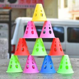 20/40/60 PCS Colorido À Prova de Vento Skate Marcador Cones Rolo Copo de Marcação de Futebol Equipamento de Treinamento de Futebol - Image 5