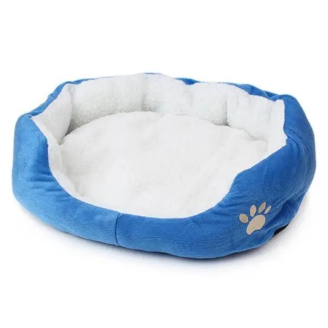Lindamente alegria bonito animal gato cão camas para animais de estimação esteiras de pelúcia cão de estimação sofá cama de gato casa grande cobertor almofada cesta suprimentos 2810