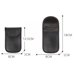 Bolsa bloqueadora de sinal de chave de carro Faraday Cage M7D8 - Armazenamento seguro para controles remotos - Image 6