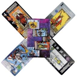 Novo Estudo Tarot para Iniciantes com Significados nas Cartas, Invertido, Chakra, Planeta, Elemento do Zodíaco Jogos de Tabuleiro - Image 1