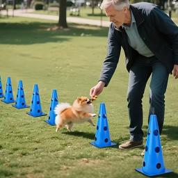 Conjunto de Cones de Treinamento de Agilidade com Altura Ajustável, Equipamento de Treinamento de Velocidade para Futebol ao Ar Livre - Image 2
