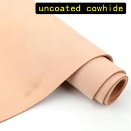 Couro de vaca puro de primeira camada, sem revestimento, pele de couro original com acabamento fosco, superfície mate, absorvente de água e respirável. - Image 1