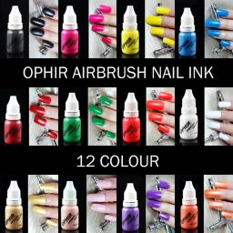 Tinta de tinta acrílica de 10ml, 30 cores, aerógrafo, tintas para unhas, pigmentos de água, aerógrafo para spray, suprimentos de arte, acesso à pintura à base de água - Image 5