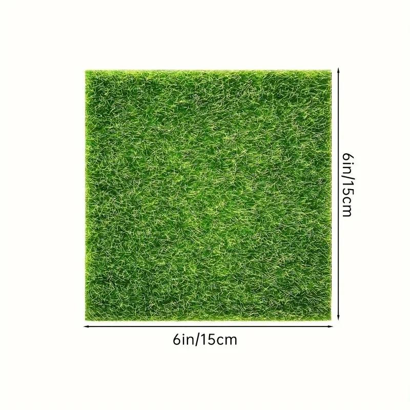 1pc mini terrário de grama artificial diy micro paisagem decoração falso musgo bonsai miniaturas ornamento do jardim - Image 1