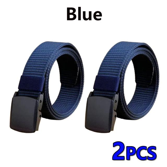Cinto Tático Masculino Lona Outdoor Nylon Fivela Automática