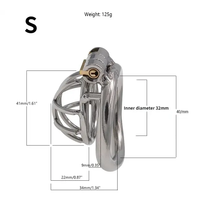 Mini Cinto de Castidade Masculino Respirável, Penis Metal Lock, Gaiola Galo, Anel do pénis, Bondage CB Lock, Adulto Flerte Produtos, Masculino 18