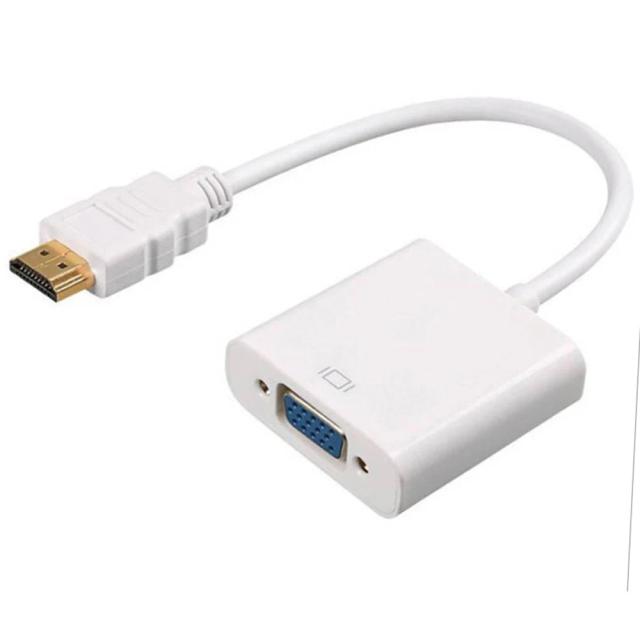 Adaptador HDMI para VGA 1080p Macho para Fêmea para PC e Notebook