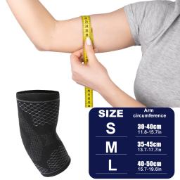 1/2 Peças de Suporte de Compressão Respirável para Cotovelo, Alívio para Cotovelo de Tenista e Cotovelo de Golfista, Suporte de Braço para Basquete, Ciclismo, Tênis - Image 4