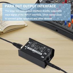 KDES DIBOX Profissional Passivo DI-Box Caixa de Áudio de Injeção Direta Conversor de Sinal Balanceado e Desbalance com XLR TRS Interfa - Image 3