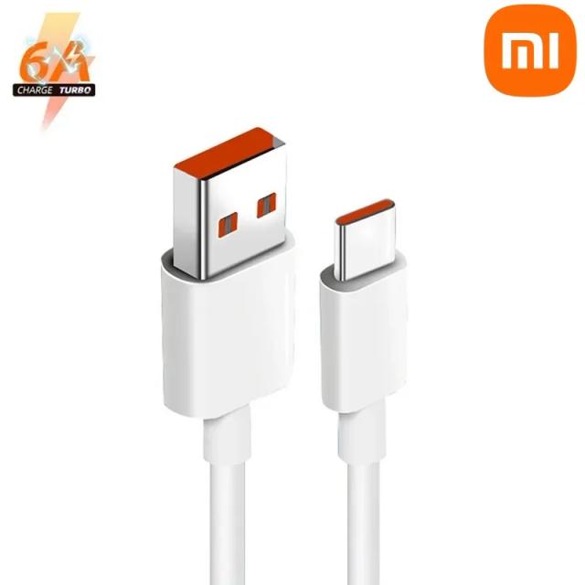 Xiaomi original usb tipo c cabo 120w 67w turbo carregador rápido mi 15 14 13 12t pro 12 11 ultra poco x6 x7 redmi note tubarão preto 5