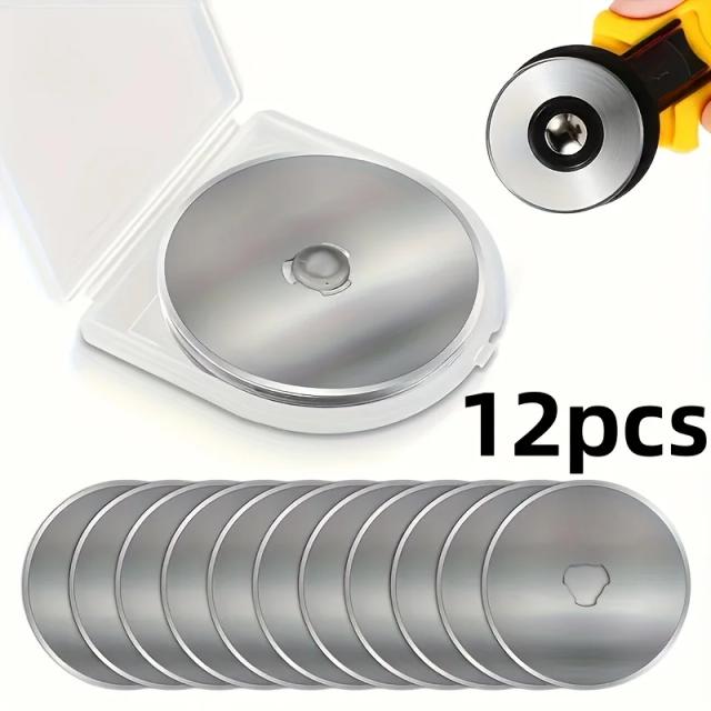 Cortador Rotativo 45mm com Lâminas Sobressalentes para Tecido e Artesanato