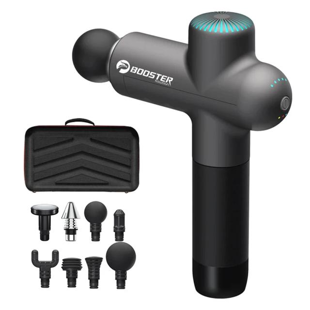 Pistola de massagem elétrica, massageador de pescoço, 7.4v, inteligente, pistola de fáscia para massagem corporal, relaxamento, fitness, massagem muscular elétrica