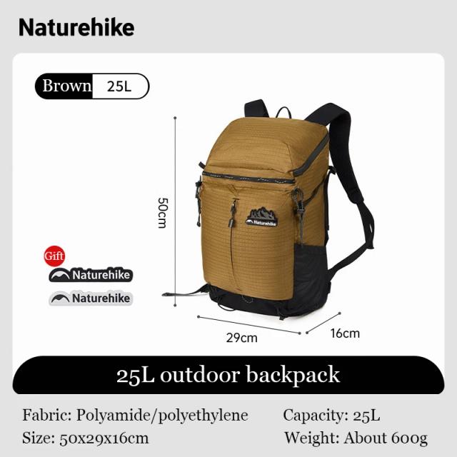 Naturehike Mochila Hélio Outdoor 25L Impermeável