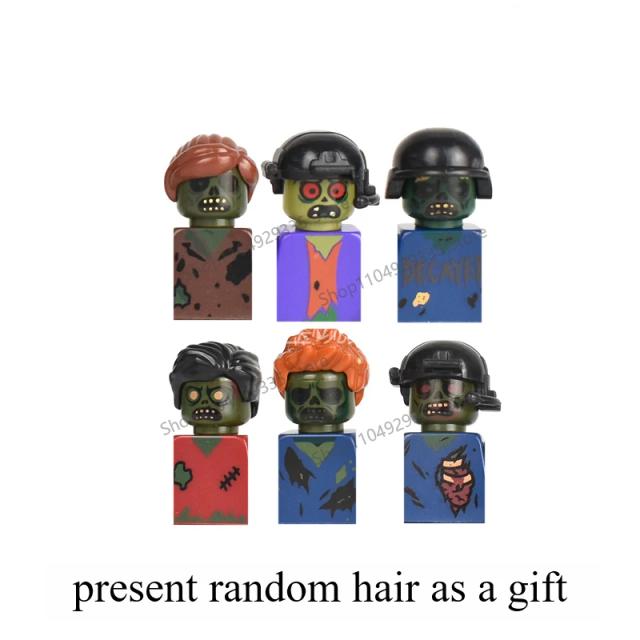 Figuras de Soldados de Halloween, Blocos de Montar para Cenários de Terror, Brinquedos de Mini Blocos Montáveis de Legião de Bruxas, Vampiros, Homens Abóbora, Esqueletos e Zumbis