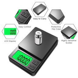 Balança Digital de Joias com Design Mais Recente, Precisão de 0,01g, Balança Digital de Bolso de Alta Qualidade, Mini Balança, Balança Compacta - Image 2