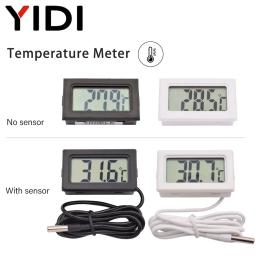 Mini digital squarethermo higrômetro termômetro sonda tester medidor de umidade temperatura interior sensor instrumento medidor detector - Image 4
