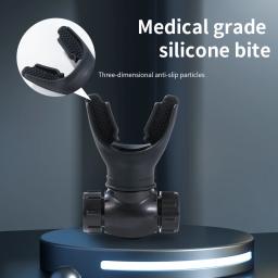 Dispositivo de exercício respiratório para pulmões, treinador respiratório com resistência ajustável, material de silicone avançado, sistema de válvula dupla - Image 5