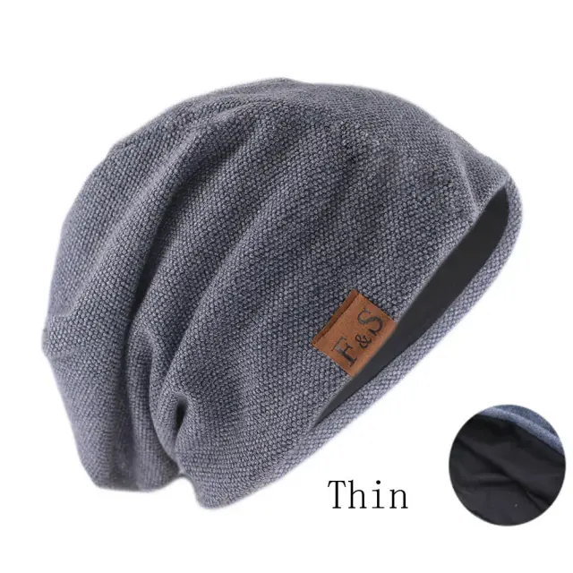 Gorro de Malha Casual Unissex - Outono/Primavera