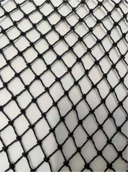 Rede de pesca preta rede de náilon trawl puxar net jardim cerca rede de segurança anti pássaro caindo redes colheitas proteção criança gato cão - Image 4