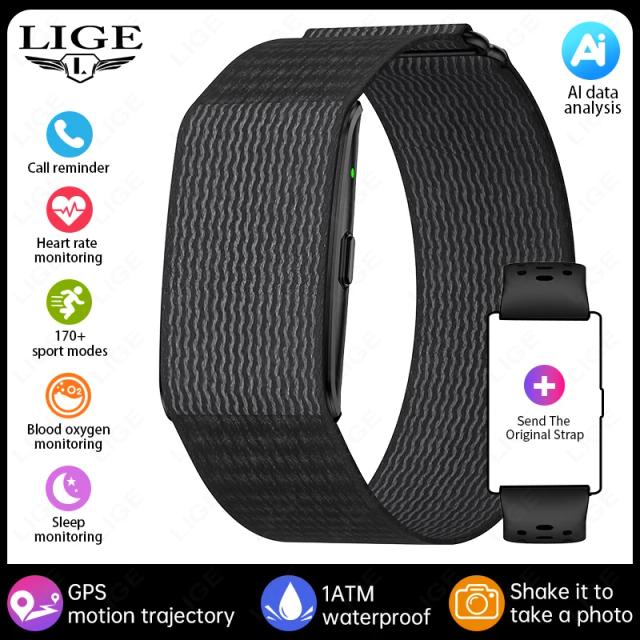 Lige Smartwatch Monitor Cardíaco Sono IA 170+ Modos Esportivos