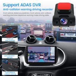 Navegador Android para carro USB HD 720P 170 °   Mídia de gravador de condução DVR vem com função de assistência de condução ADAS Gravador noturno - Image 2