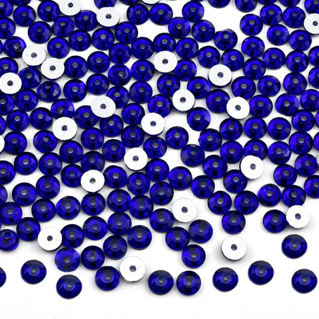 1440 peças contas de cristal de vidro costurar em strass furo único minúsculo redondo suprimentos de costura pedras de strass para decorações de roupas