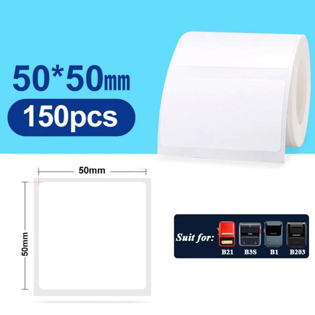 Niimbot Papel Adesivo Térmico para Etiquetas de Roupas Preços Produtos Alimentos 20-50mm
