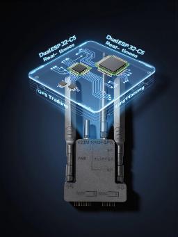 Flipper Zero ESP32 Marauder V8 4IN1 ESP32-C5 Chip Duplo Dual Band 5G WiFi, Bluetooth, GPS, Suporta Sinal 2.4G e 5G, Cartão SD Duplo - Image 6