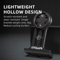 Suporte de Guidão Externo CYCLAMI para Câmeras de Ação NiteRider, Garmin, XOSS G+, IGSPORT, RAVEMEN - Image 5