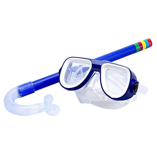 Kit de Mergulho Infantil com Máscara e Tubo de Respiração - Antiembaçante e Resistente
