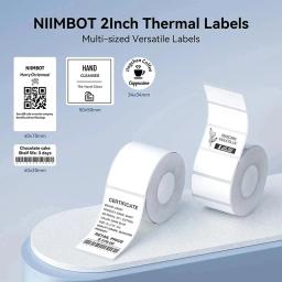 Niimbot-Mini Impressora Térmica Bluetooth, Anti-Óleo Adesivo, à prova d'água, Adesivo de Papel para Tag do Escritório, Fabricante de Etiquetas, B21, B1, B203 - Image 2