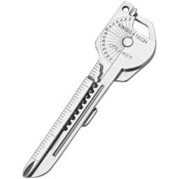 Chaveiro multi-ferramenta compacto multifuncional chaveiro gadget ferramenta portátil com chave de fenda abridor de garrafa acampamento ferramenta de emergência - Image 6