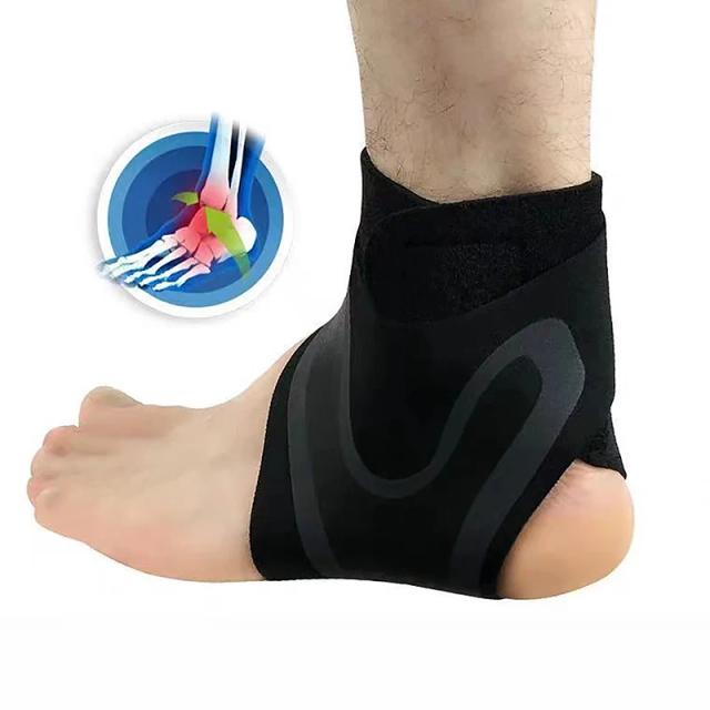 Tornozelo Estabilizador Brace, Compressão Tornozelo Suporte, tendão Pain Relief Strap, pé entorse Lesão Wraps, Corrida, Basquete, 1 Pc