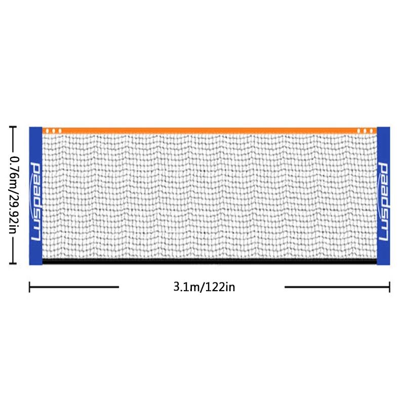Portátil Folding Standard Professional Badminton Net, Indoor e Outdoor Sports, Voleibol, Treino de Ténis, Square Mesh - Image 1