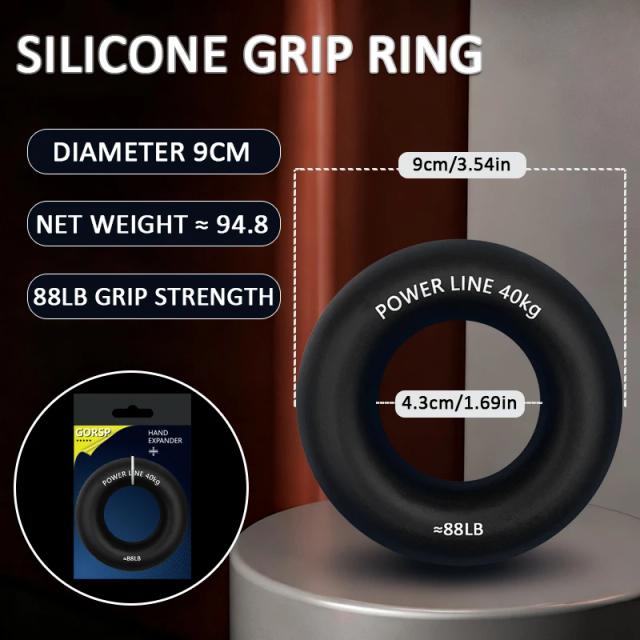 Anel de Silicone para Treinamento de Mãos e Dedos - Fortalecedor de Mão 1 Unidade