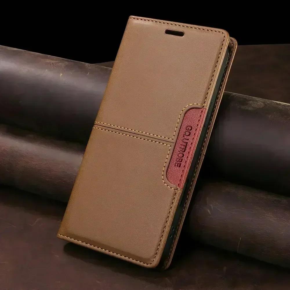 Capa Flip de Couro Antifurto para Poco X8 Pro Max X7 X6 M7 M8 Pro F7 X7 5G, Capa Livro para Xiaomi Poco M6 M5s X3 X5 - Image 4