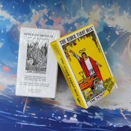 Baralho de Tarot The Rider 12x7CM, um dos 10 Melhores Baralhos de Tarot de Todos os Tempos, Guia em Inglês, Tarot para Iniciantes - Image 2
