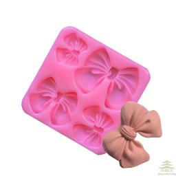 Molde de Silicone em Forma de Laço, 1 peça, Flexível e Reutilizável para Decoração de Chocolate, Fondant, Bolos e Cupcakes - Image 2
