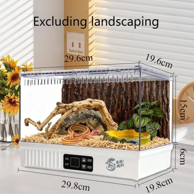Terrário Térmico para Répteis com Controle Inteligente de Temperatura