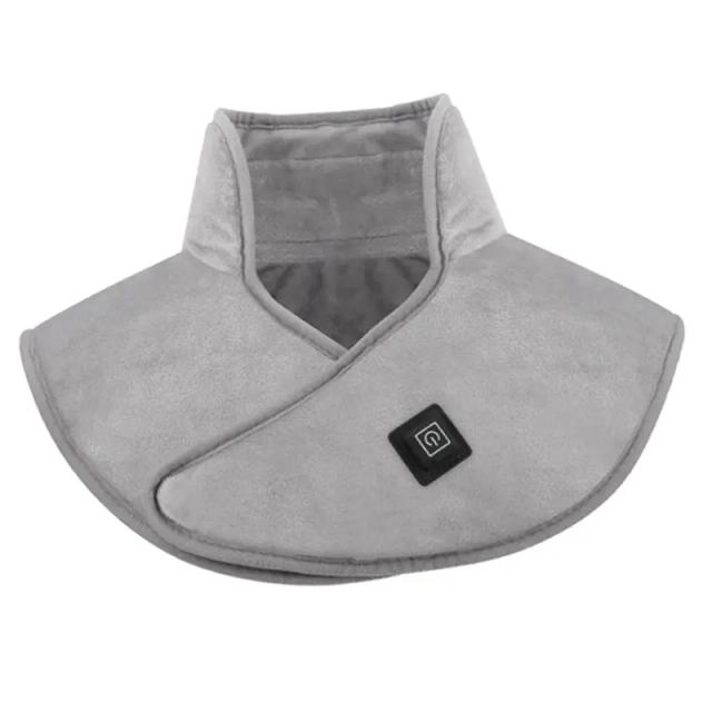 A008 Almofada Térmica Macia para Costas e Pescoço, Compressa Quente Elétrica, Almofada Aquecida USB para Ombros, Envoltório Térmico para Costas com 3 Níveis de Aquecimento, Estilo Xale