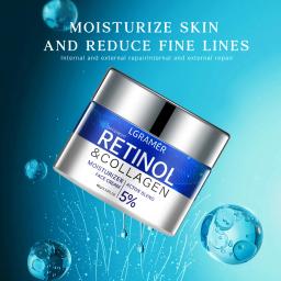 Retinol rugas remoção creme anti envelhecimento endurecimento levantamento desvanece-se linhas finas clareamento hidratante brilho cuidados com a pele cosméticos - Image 5