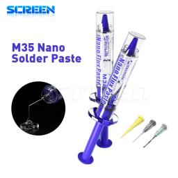 Pasta de fluxo nano mecânica m35 para eletrônica pcb ic chip de telefone móvel cpu led bga reparação tracky ferramenta de soldagem de alto desempenho - Image 1