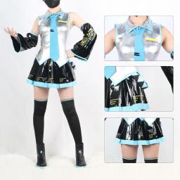 2025 Hatsune MIKU VOCALOID Cosplay Vestido Miku Fórmula Roupas Segundo Anime Hatsune Miku Cosplay Roupas Miku Cosplay Ternos - Image 2